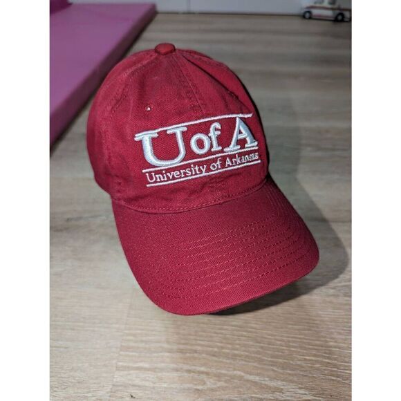 Vintage‎ University Of Arkansas Three Bar Baseball Cap Hat 90's - Picture 2 of 11